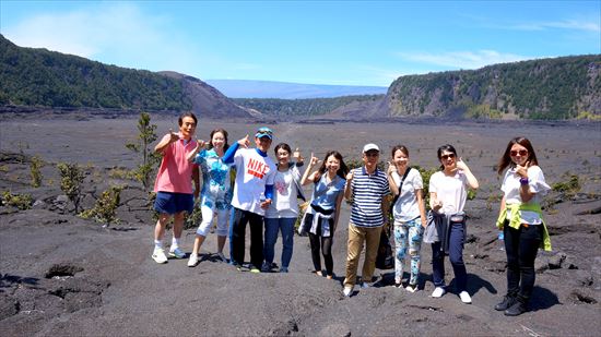 ハワイ島観光ツアー『ザ・朝火山ツアー』リポート　9月26日（ハワイ島マイカイオハナツアー）